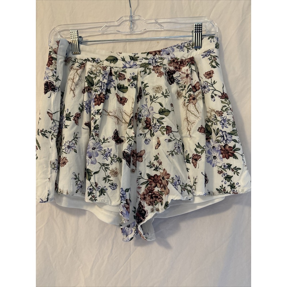 Blush Medium Flower Print Shorts